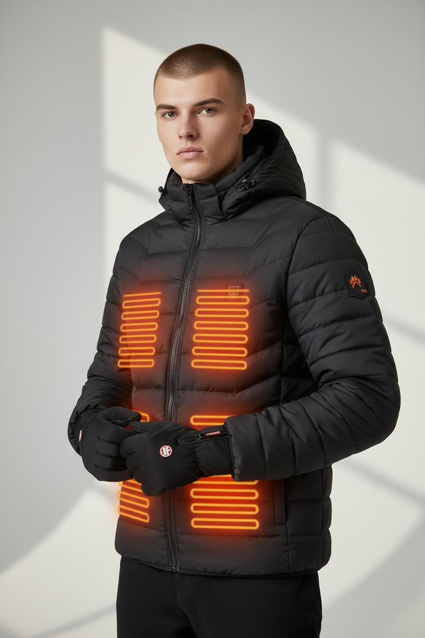 THERMALPAW© Winter Heated Jacket | Cotton Coat